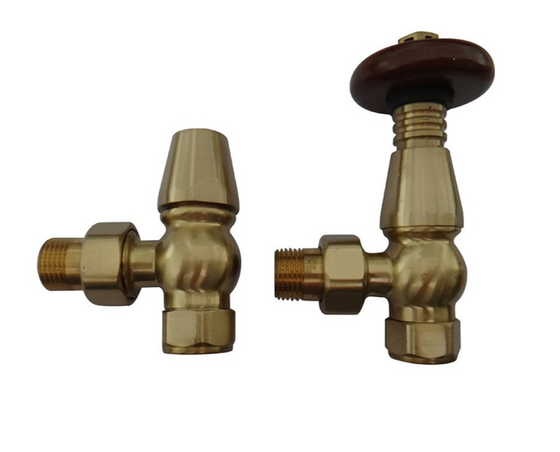 Kartell K-VIT Traditional Radiator Valve Brass (TRAD-ANG-B)