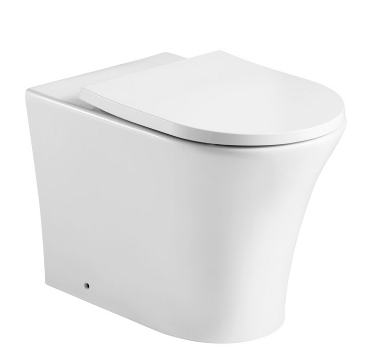 Kartell K-VIT Kameo Rimless Back to Wall WC Pan-White Gloss (POT537KA)