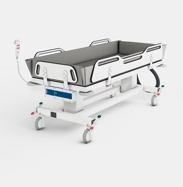 Pressalit MSCT 1 Shower Change Trolley, Electrically Height Adjustable White (R9454717000)