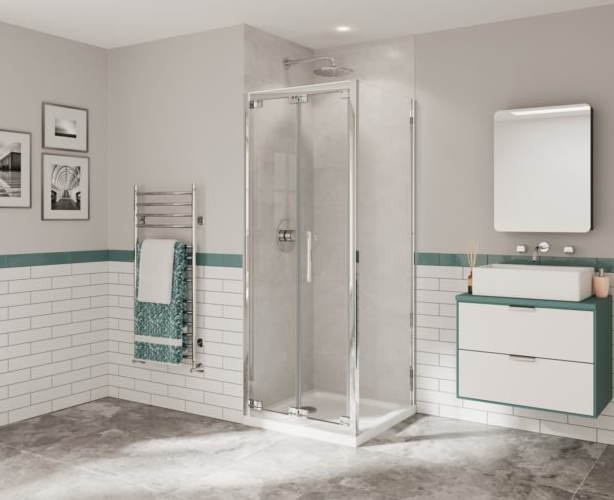 Impey Coram Optima 6 Bi-Fold Door 900mm Chrome (O6BF90CUC)