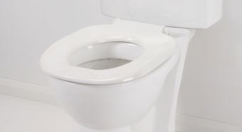 AKW White Ergonomic Toilet Seat Without Lid (23123)