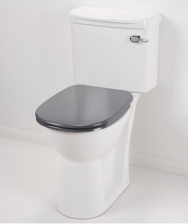 AKW Ergonomic Toilet Seat With Lid Mid Grey (23124MG)