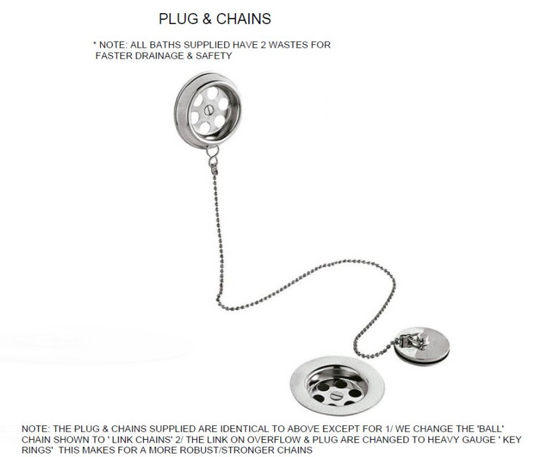 AKW Delamere Deep Soaker Walk In Bath 1210x650mm Left Handed (11-DELLH)