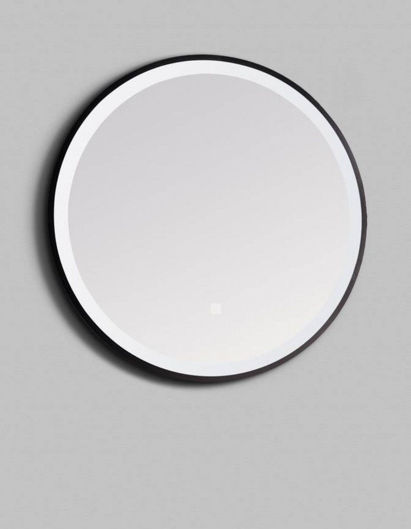 Kartell K-VIT Nero Round 600mm LED Mirror-Black (NE60)