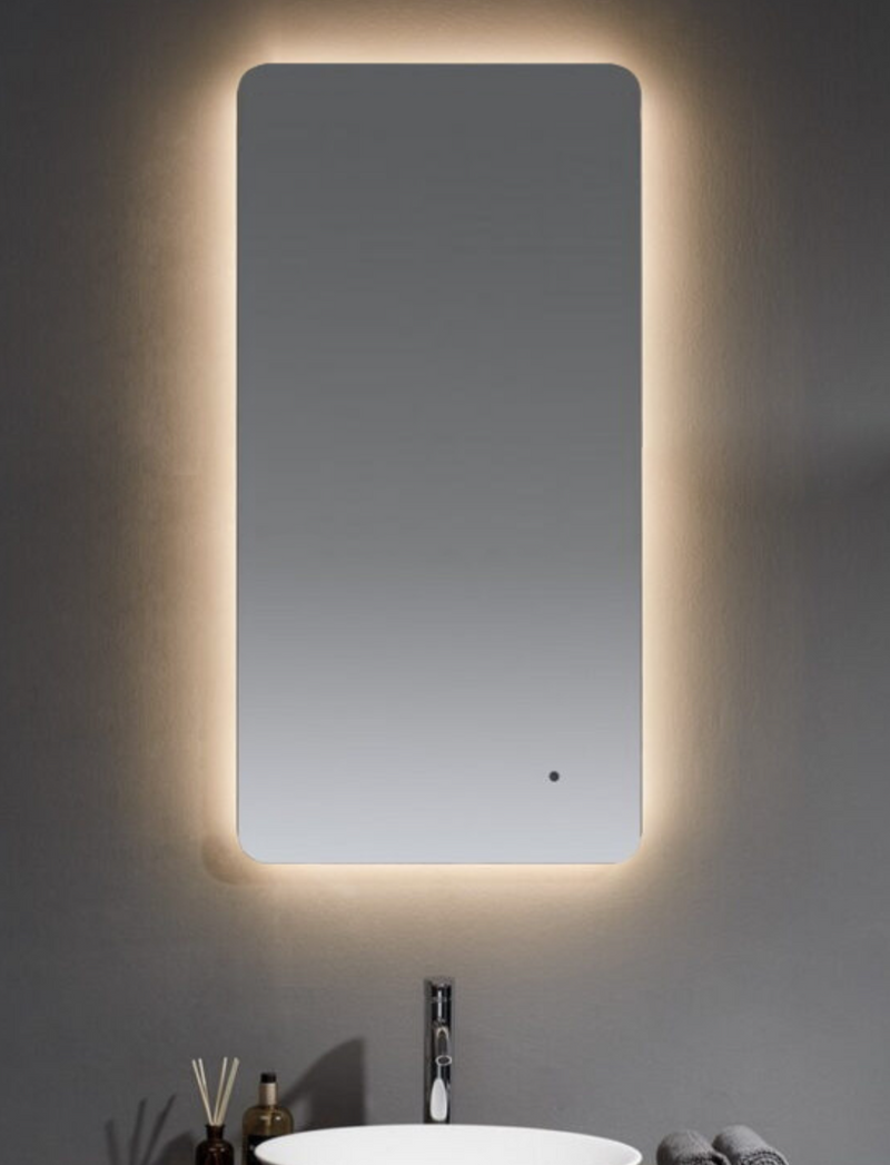 Kartell K-VIT Calcot 600x1200mm Back Lit Frameless Mirror-Chrome (CA6012)
