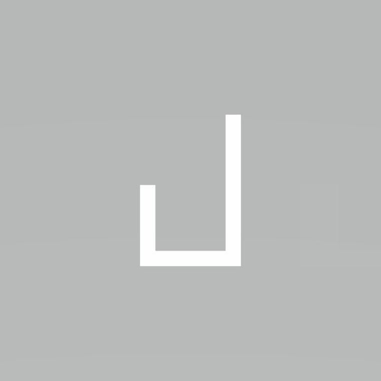 AKW Alveo PVC Wall Panel End Cap Profile 2500mm Satin Aluminium (27833)