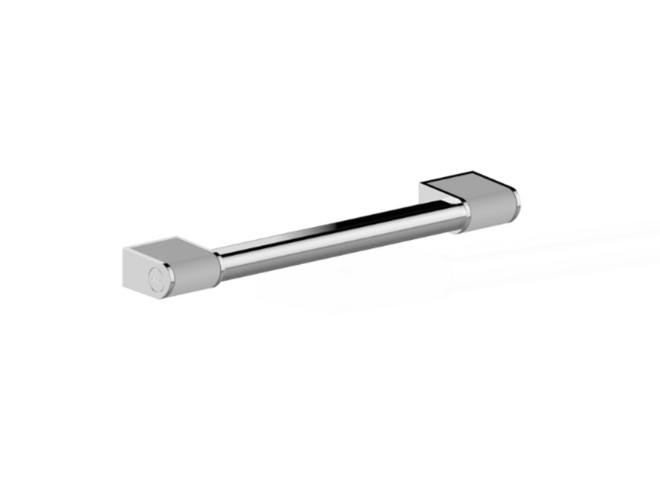 AKW Onyx 2 – 450mm Straight Grab Rail – Chrome & White (12802-LS)