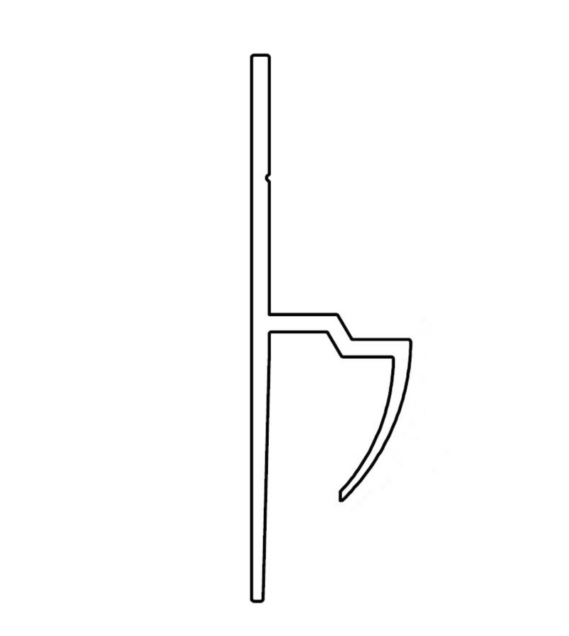 AKW Marlbrook Wall Panels Bottom onto Vinyl PVC - 3000mm (27690)