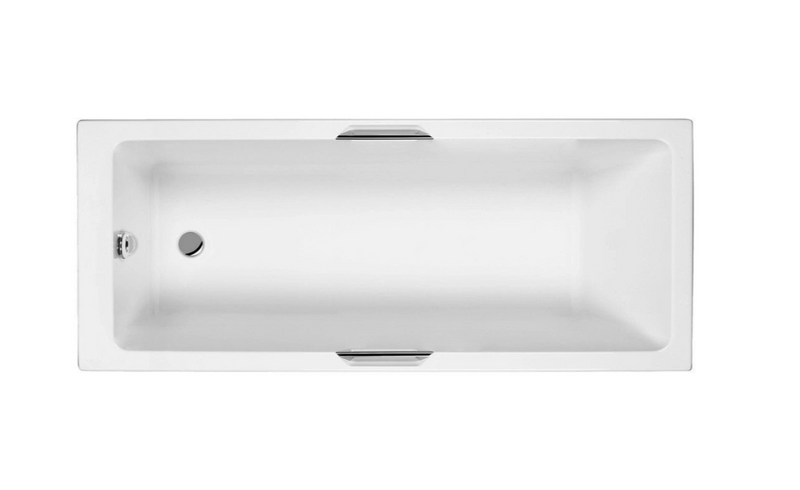 Kartell K-VIT Luxe Gripped 1700x700 Bath with Legs (LUX1770SE)