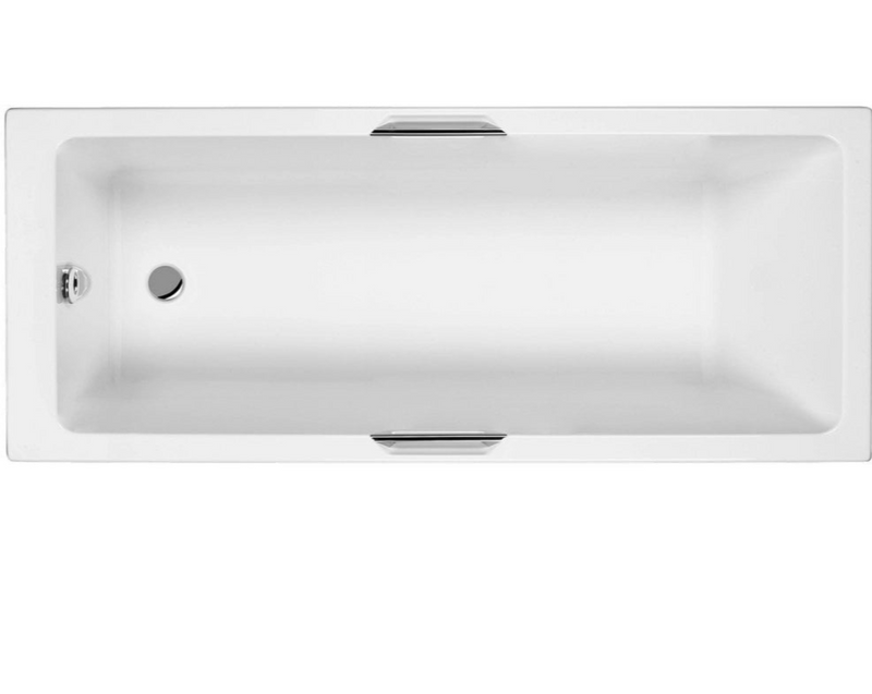 Kartell K-VIT Luxe Gripped 1800x800 Bath with Legs (LUX1880SE)