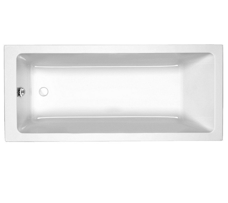 Kartell K-VIT Spirit Single Ended 1600x700 Bath with Legs (SPI1670SE)