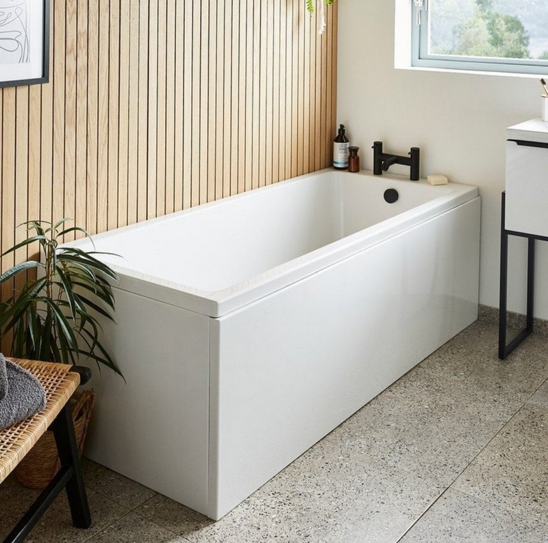 Kartell K-VIT Spirit Single Ended 1600x700 Bath with Legs (SPI1670SE)