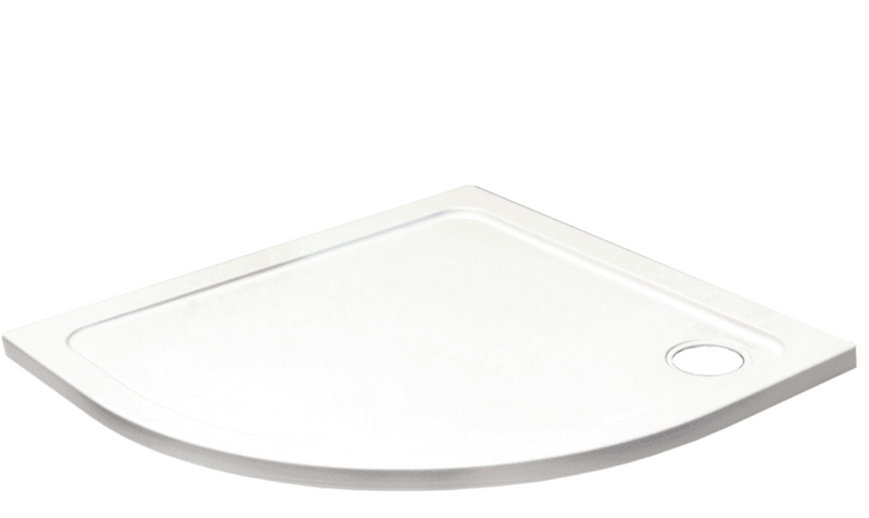 Kartell K-VIT 1200 x 800mm Offset Quadrant Low Profile Shower Tray – Left or Right Hand (UNQL1208 / UNQR1208)