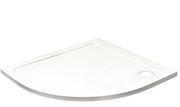 Kartell K-VIT 1200 x 800mm offset quadrant low profile shower tray in white