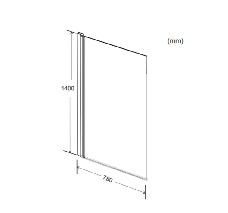 Kartell K-VIT Ottone Square Bath Screen- Brass (BRASS-SSS)