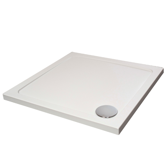 Kartell K-VIT Square Low Profile Shower Tray 1000x1000mm (KRS1010L)