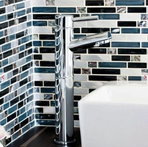 Kartell K-VIT Plan Hi-Rise Mono Basin Mixer Tap Chrome (TAP014PL)