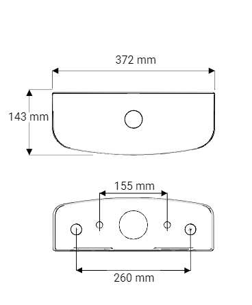 AKW Navlin Cistern With Raised Push Button Flush (23574)