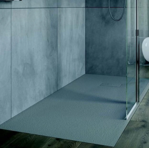 AKW Onyx Grey Shower Tray 800x800mm (11892)