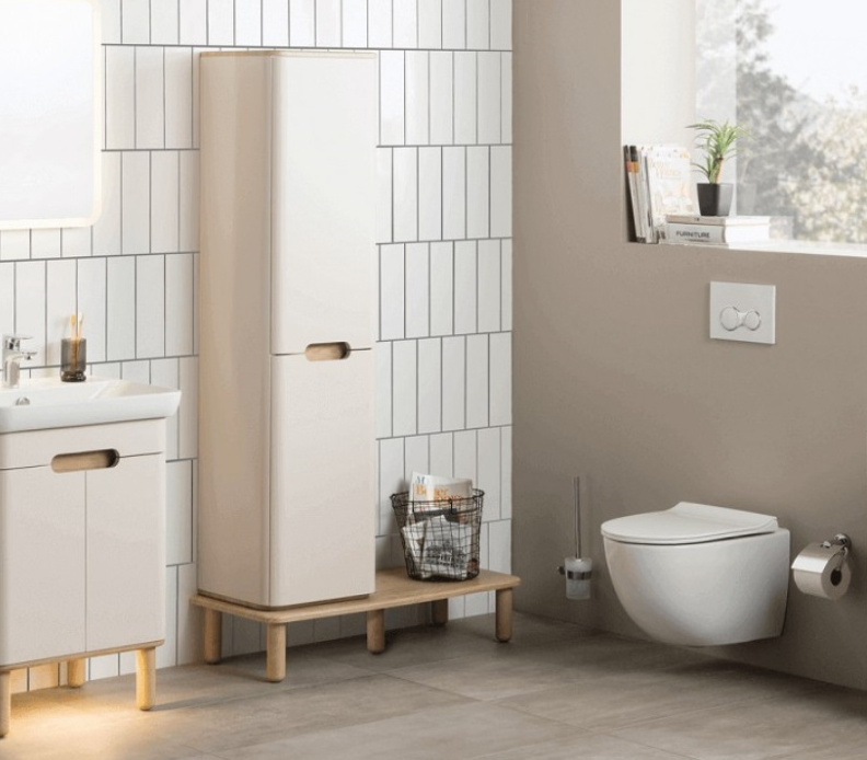 Vitra Sento Aquacare Rimless Wall Hung Toilet with Bidet Function (77480036202)