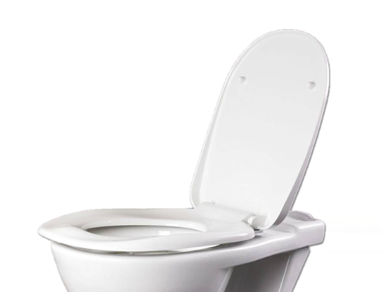 AKW Navlin Doc M Raised Height Close Coupled Toilet Pan 650mm Projection (23591)