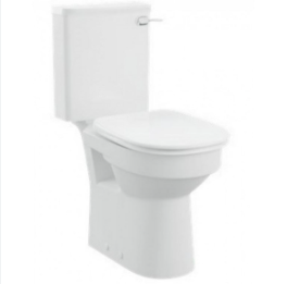 AKW Navlin Doc M Raised Height Close Coupled Toilet Pan 650mm Projection (23591)