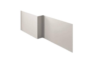 Kartell K-VIT Elite L-Shaped Shower Bath Front Panel 1700mm (BAT152EL)