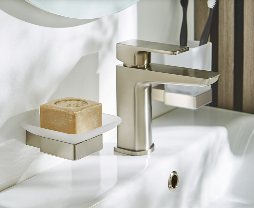 Kartell K-VIT Premium Soap Dish Holder Brushed Nickel (ACC326)