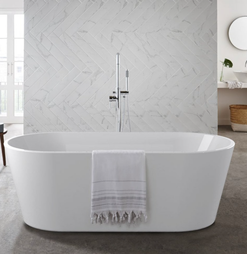 Kartell K-VIT Ottone Freestanding Bath Shower Mixer Brushed Brass (TAP423OT)