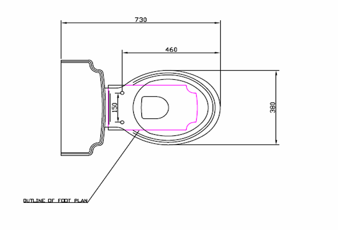 Kartell K-VIT Astley Close Coupled WC Pan (POT030AS)