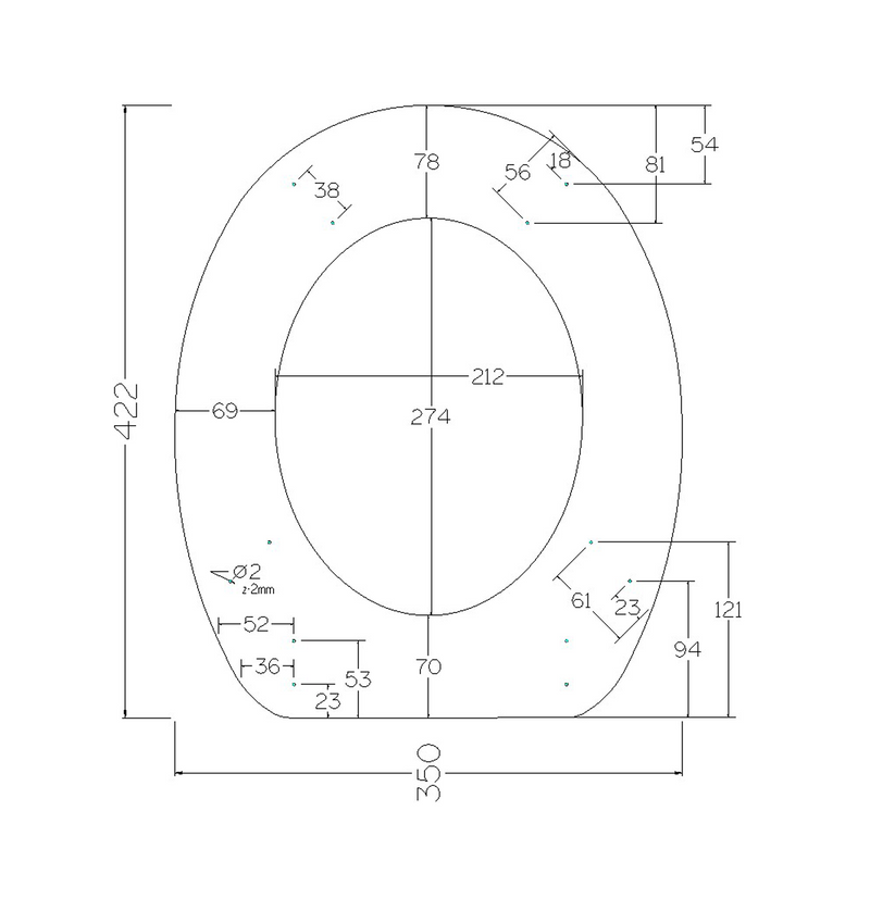 Kartell K-VIT Astley Seat For Close Coupled WC Pan- Matt White and Matt Grey (SEA200AS)-(SEA201AS)