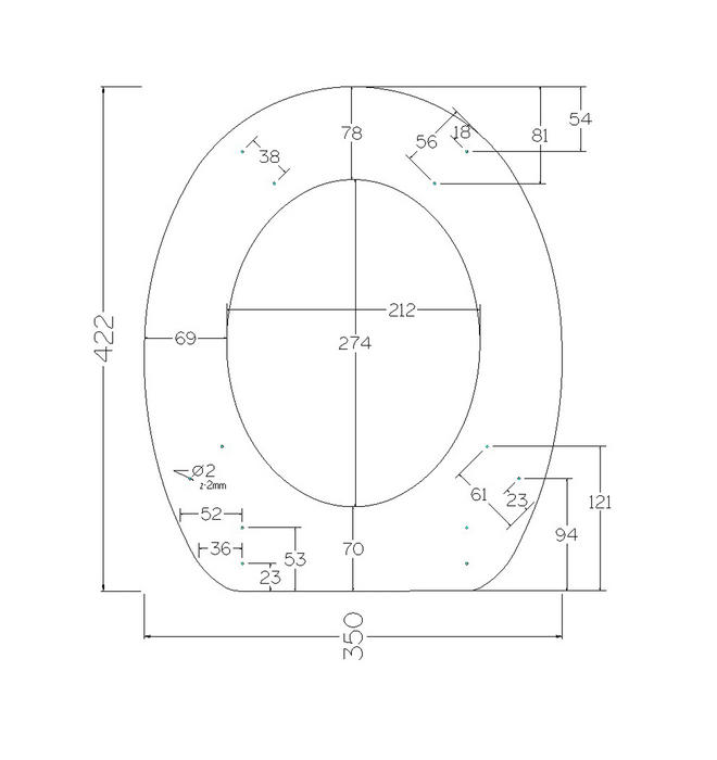 Kartell K-VIT Astley Seat For Close Coupled WC Pan- Matt White and Matt Grey (SEA200AS)-(SEA201AS)