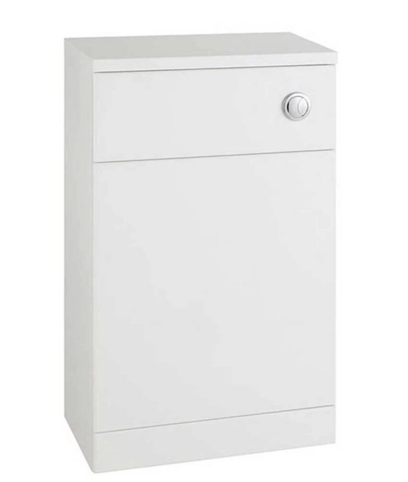 Kartell K-VIT Trim 500mm WC Unit Set-Gloss White (POT473TR-POT472TR-ACC001N0-IMP500WC)