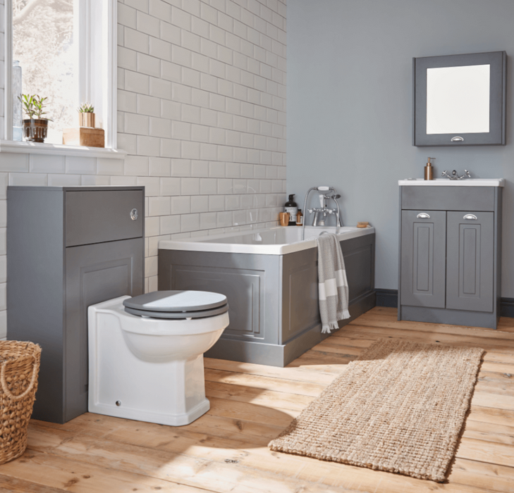 Kartell K-VIT Astley 1700mm & 1800mm Front Panels and 700mm 750mm & 800mm End Panels Matt Grey (FUR530AS-FUR531AS-FUR532AS-FUR533AS-FUR534AS)