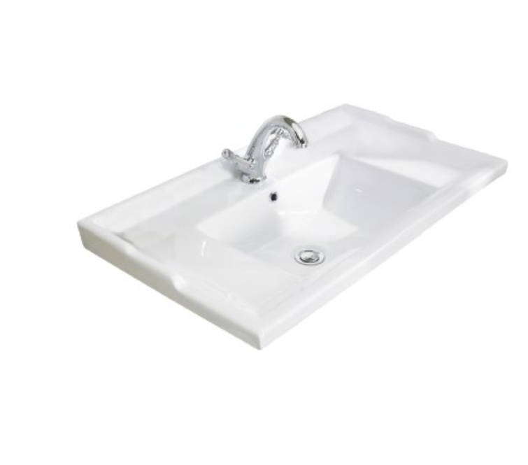 Kartell K-VIT Astley 800mm Floor Standing 2 Door Unit & Ceramic Basin (FUR051AS-FUR209AS)