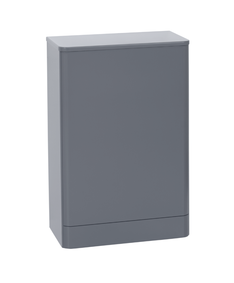Kartell K-VIT Options 24 500mm WC Unit – White Gloss & Matt Cool Grey (OPT500WC-WT)(OPT500WC-CG)