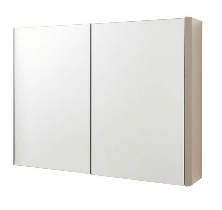 Kartell K-VIT Arc  Mirror Cabinet 500mm 600mm & 800mm- Matt Cashmere (ARC500MIR-C)(ARC600MIR-C)(ARC800MIR-C)
