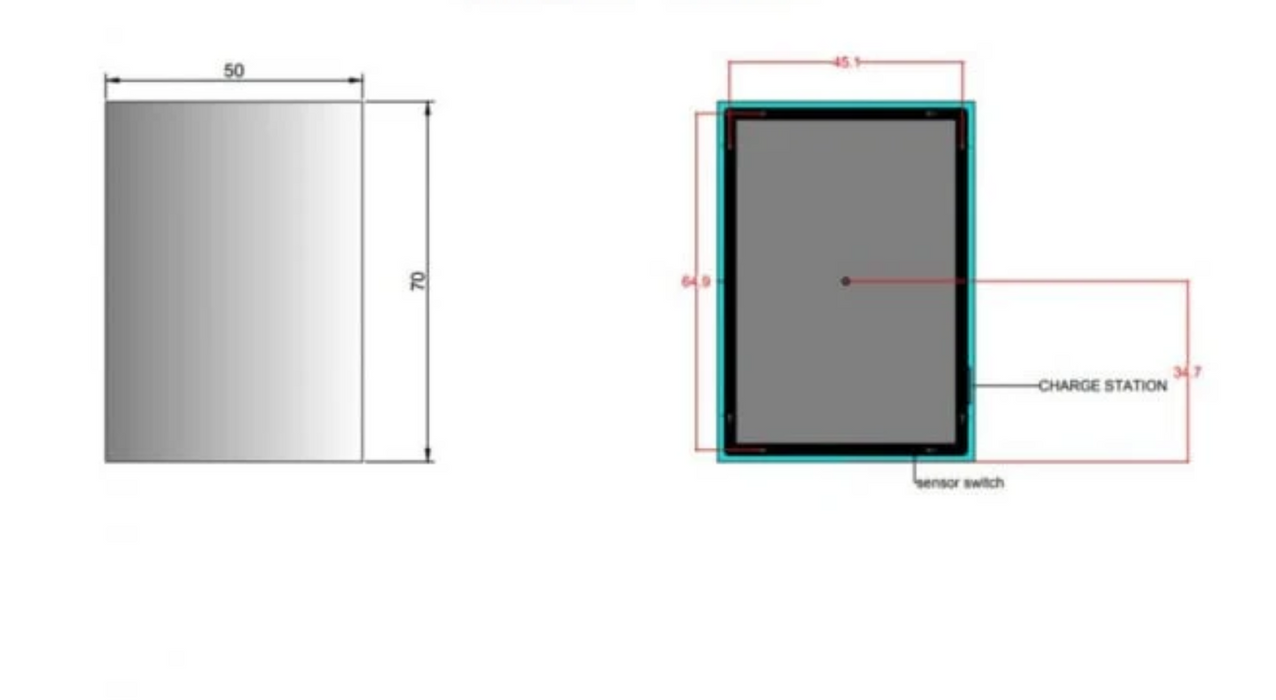 Kartell K-VIT Garda 700 x 500mm LED Mirror (MIR005)