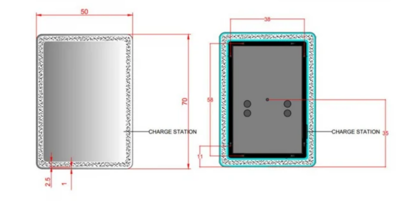 Kartell K-VIT Optima 700 x 500mm Bluetooth LED Mirror (MIR006)