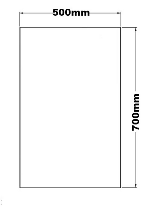 Kartell K-VIT Frame 700 x 500mm LED Mirror Cabinet (MIR103)