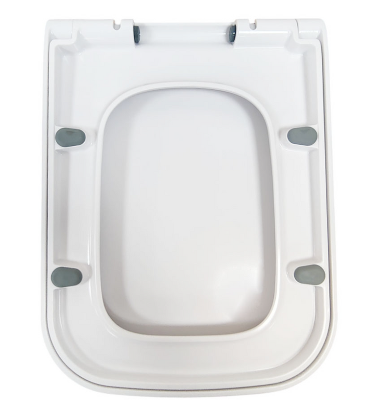 Kartell K-VIT Genoa Square Soft Close Seat - White (GEN005SQ)