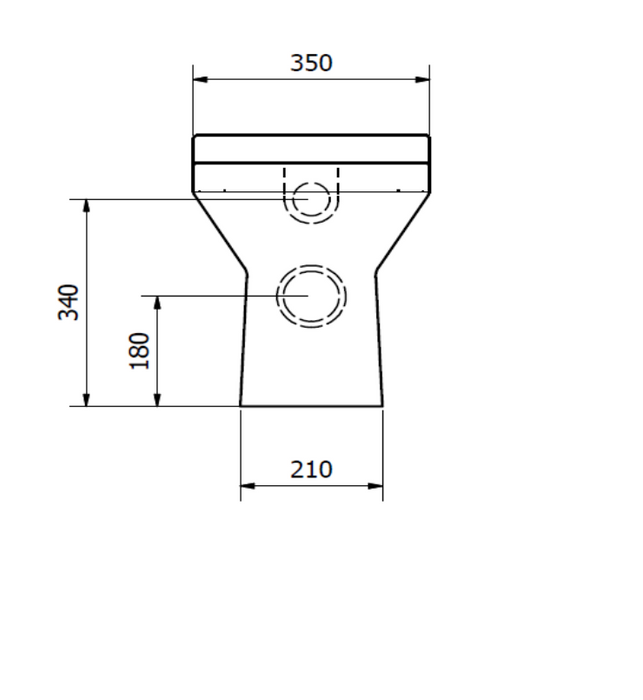 Kartell K-VIT Trim Back to Wall Pan (POT473TR)