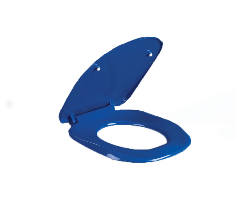 AKW Blue Ergonomic Toilet Seat With Lid (23124)