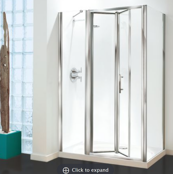 Impey Coram Optima Clear Glass 6 Inline Panel Pack Chrome (O6ILB20CUC)
