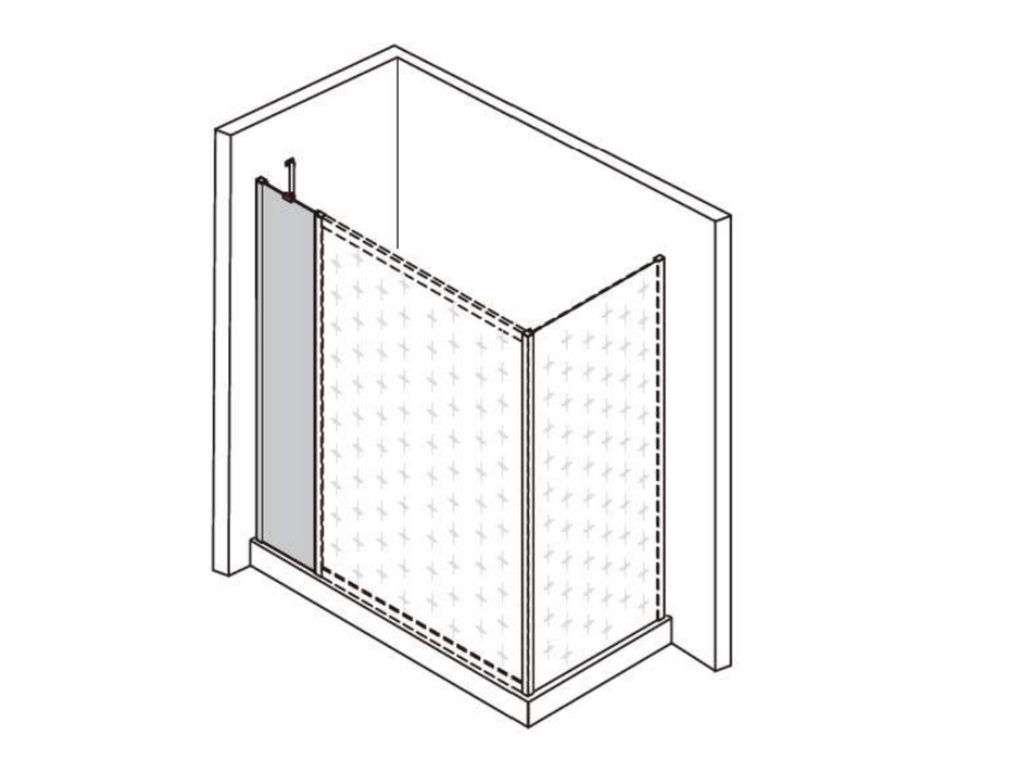 Impey Coram Premier 8 Extension Profile Pack For Side Panels 20mm Chrome (P8ESP20C)