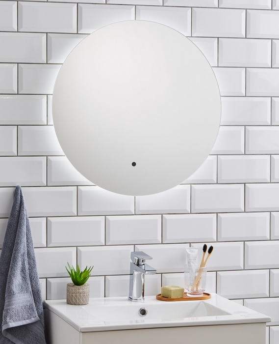 Kartell K-VIT Tucson 600mm Circular LED Mirror-Chrome (TU60)