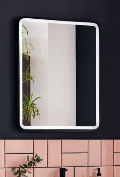 Kartell K-VIT Nero Square LED Mirror-Black (NE5070)(NE6080)