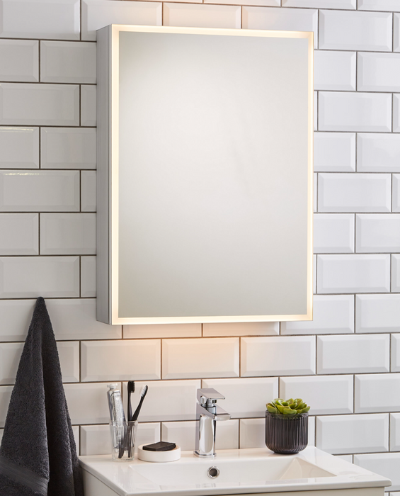 Kartell K-VIT Echo 500x700mm LED Mirror Cabinet-Chrome (EC5070MC)