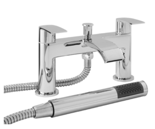 Kartell K-VIT Bella Bath Shower Mixer Chrome (OFTAP12)