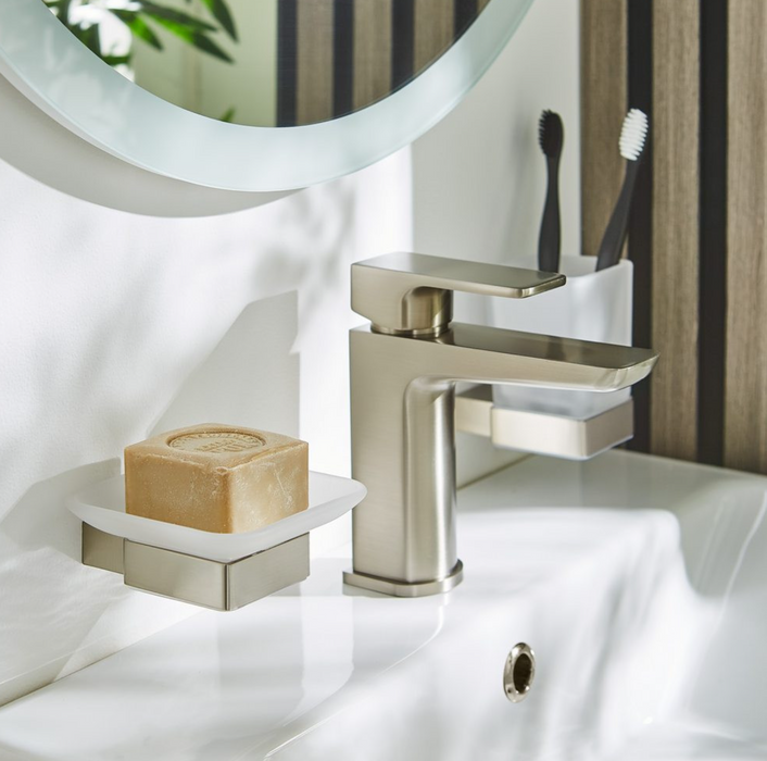 Kartell K-VIT Kolt Mono Basin Mixer Brushed Nickel (TAP330KBN)